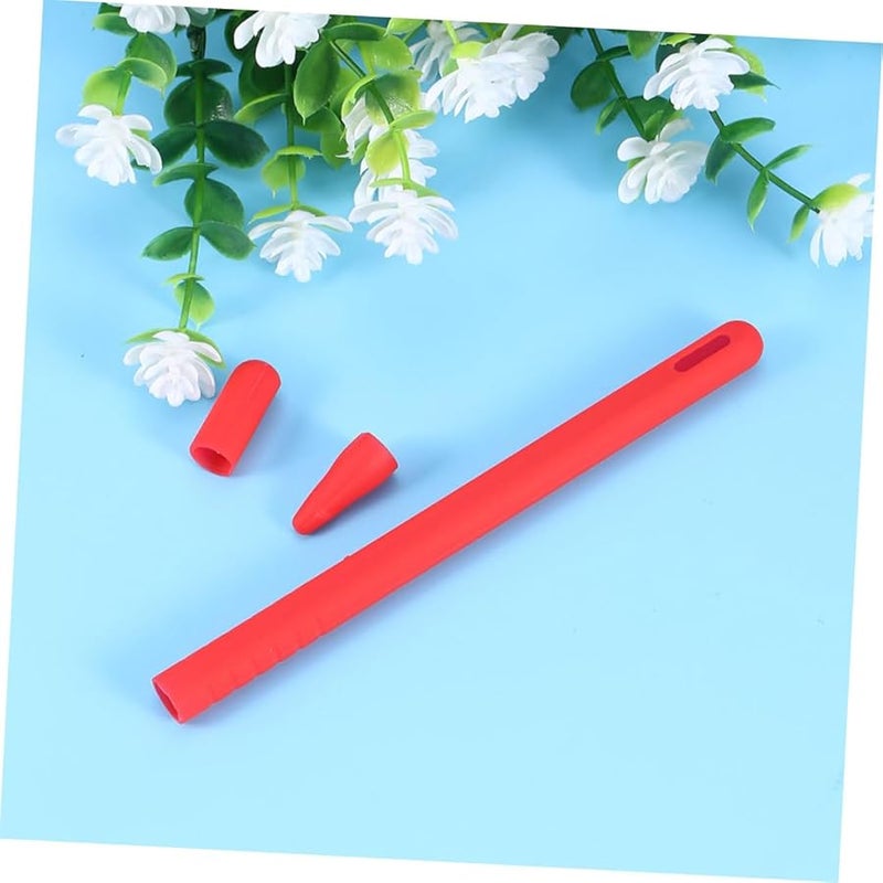 2 Pack Silicone Protective Cover Pen Stylus for Apple Pencil - Image 5